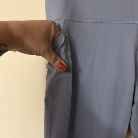 Athleta NWT Leggings Stash Pocket II Cinch 7/8 Tight, Shadow Blue, size 1X - Picture 2 of 10